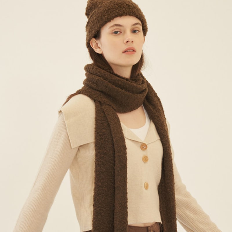 SOFT SEOUL Boucle Muffler_4Colors