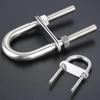 1Pcs Bow Stern Boat Hardware Metal Eye Rope Rigging New Marine U-bolt  Yacht Accessories