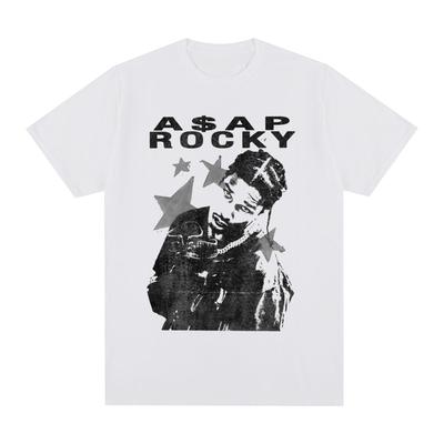 ASAP Vintage T-shirt Hip Hop Trend Cotton Men T Shirt New Tee Tshirt Womens Tops