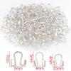 Gold-Plated Copper Wire Clamp U-Shaped Horseshoe Buckle for DIY Jewelry Accessories