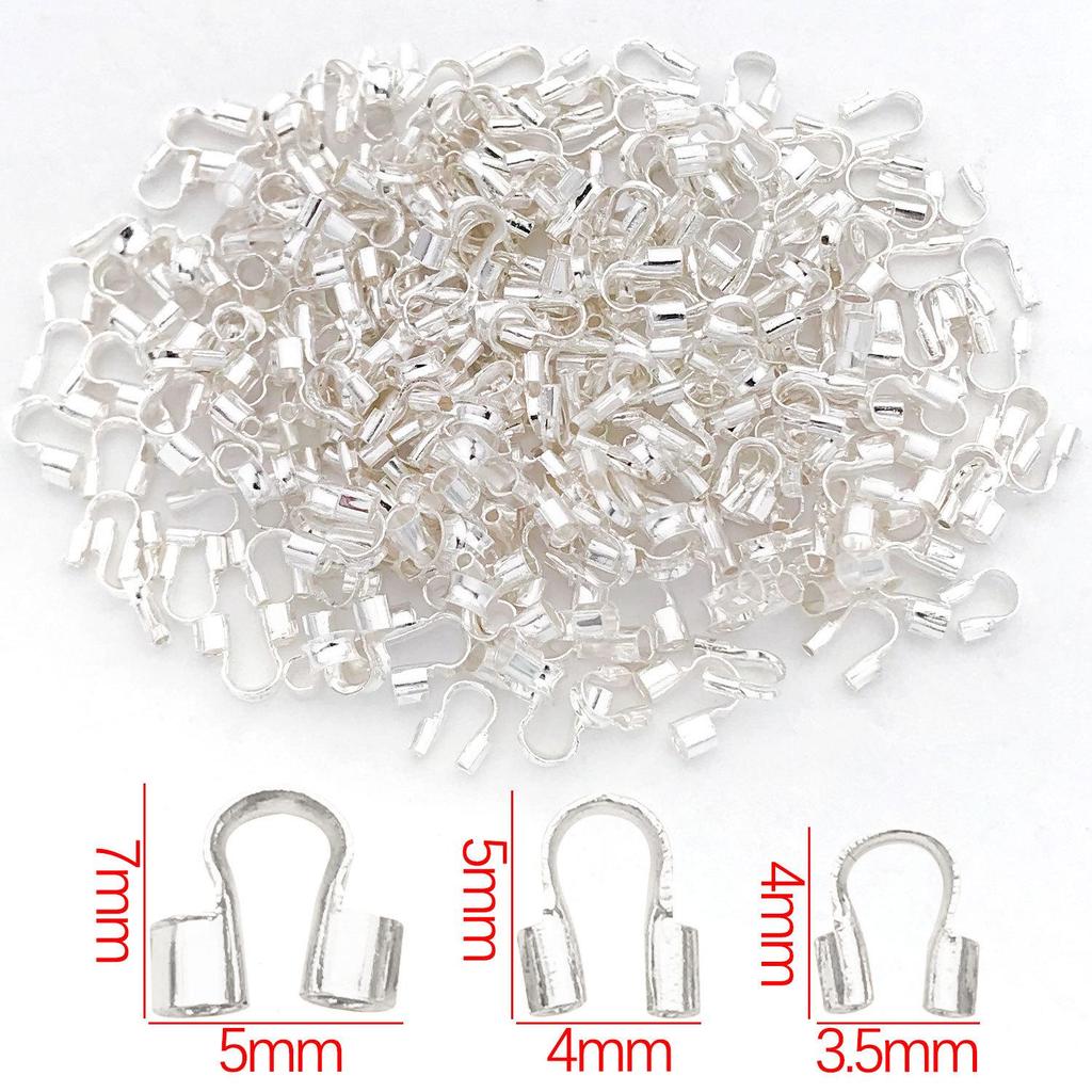 Gold-Plated Copper Wire Clamp U-Shaped Horseshoe Buckle for DIY Jewelry Accessories