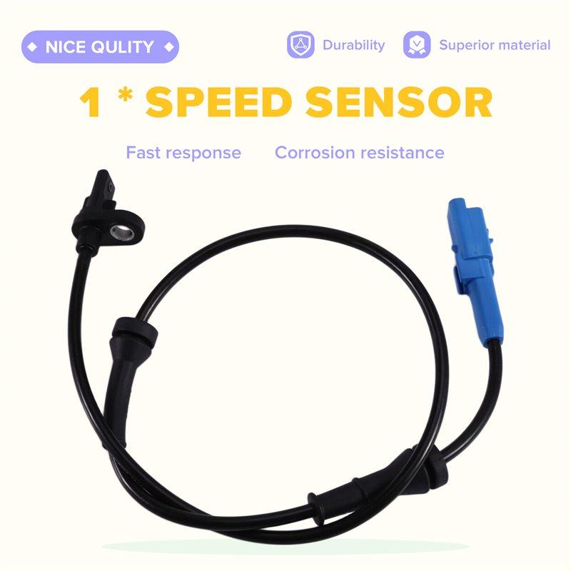 Latest-For 301 2008 208 Citroen C-Elysee Compatible Rear Wheel Speed Sensor Cable- Part Numbers 9805066080 9805066580Replacement Sensors2