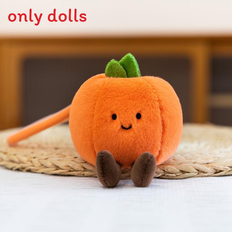 Cuter Coconut Mango Tangerine Fruit Plush Keychain With Soft Pp Cotton For Kids And Gift Enthusiasts