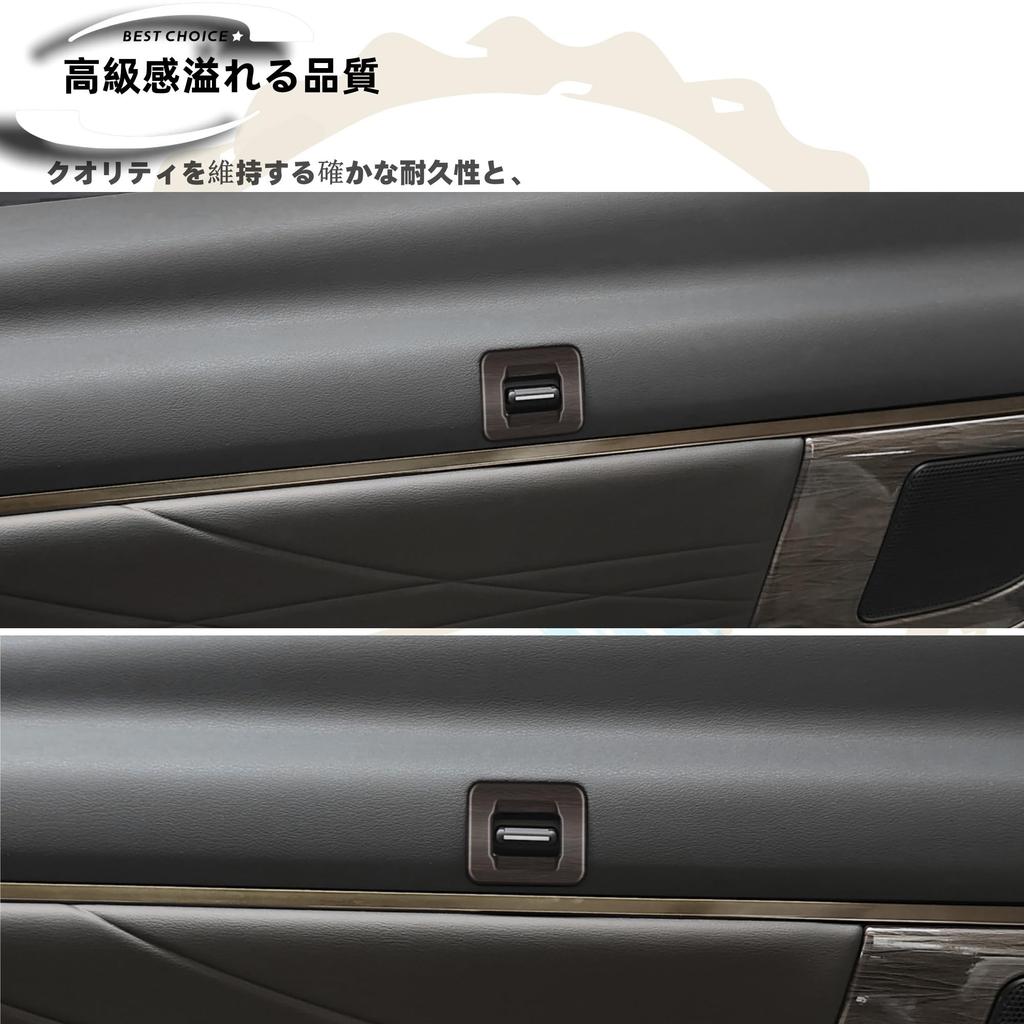 DodoxDIY Compatible New Alphard 40 Series Vellfire 40 Series Custom Accessory Parts, 2 Row