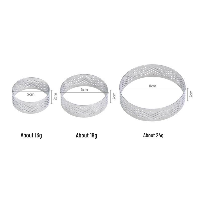 Stainless Steel French Tart Ring Cheese & Mousse Mold