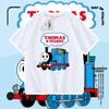 Boys Pure Cotton Lightweight TShirt Thomas Train Childrens Clothing Summer Wear ShortSleeved Shirt for Kids