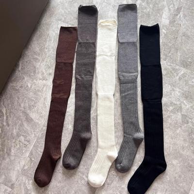 Over The Knee Boot Stocking for Women Slouch Top Thick Cotton Knit Thigh High Socks Winter Autumn Leg Warmers