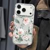 For Iphone 13 Pro Max Case Gentle Flowers Clear Cover For Iphone 15 Plus 16 14 17 Air 12 11 Back Cover Funda