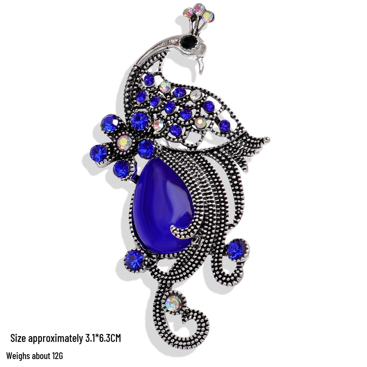 

Брошь Феникс Павлин Сова: Элегантная женская булавка-корсаж