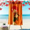 Asciugamano da Spiaggia Personalizzato con Stampa Meister Eder Und Sein Pumuckl, Asciugamano Grande Morbido ad Asciugatura Rapida per Spiaggia Campeggio Nuoto_xia