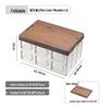 Chahua Foldable Storage Box with Wood-Grain Lid
