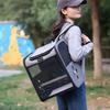Transparent Visible Parrot Backpack Carrier with Perch Portable Handheld Double Shoulder Travel Bag for Small Birds Pet Parrot