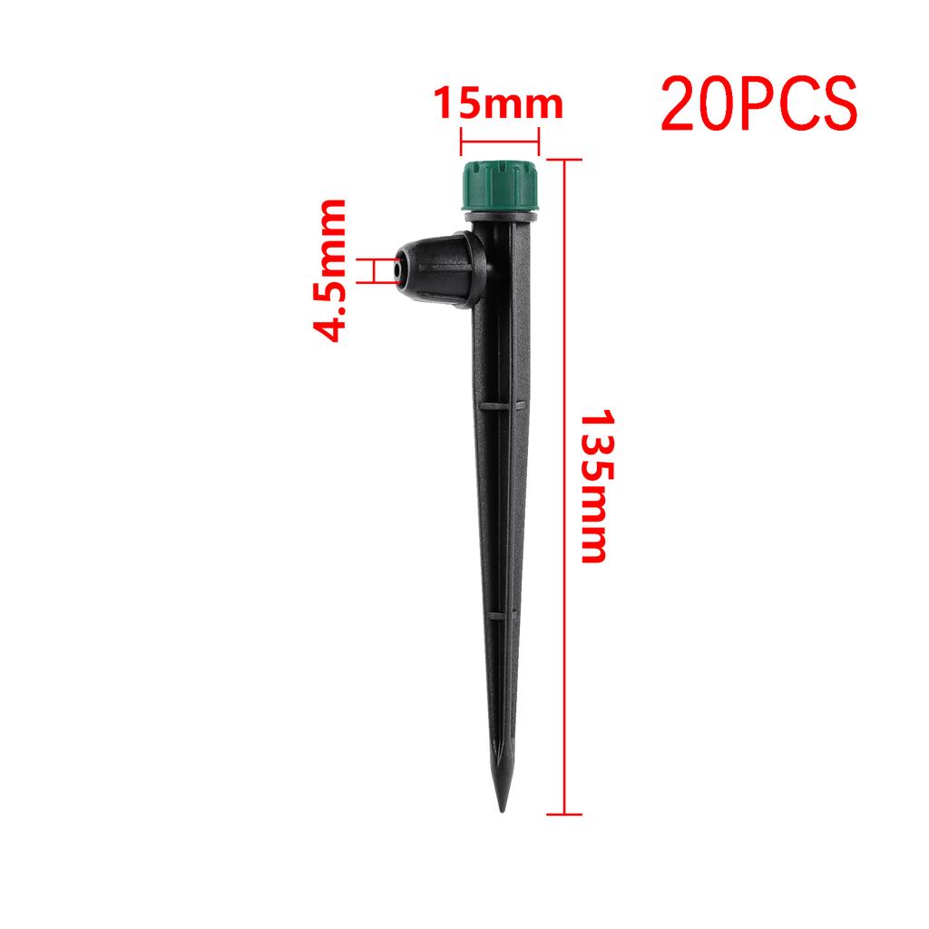 8-hole Pointed Dripper 360 Degree Irrigation Sprinkler Garden Greenhouse Automatic Watering Irrigation Transmitter