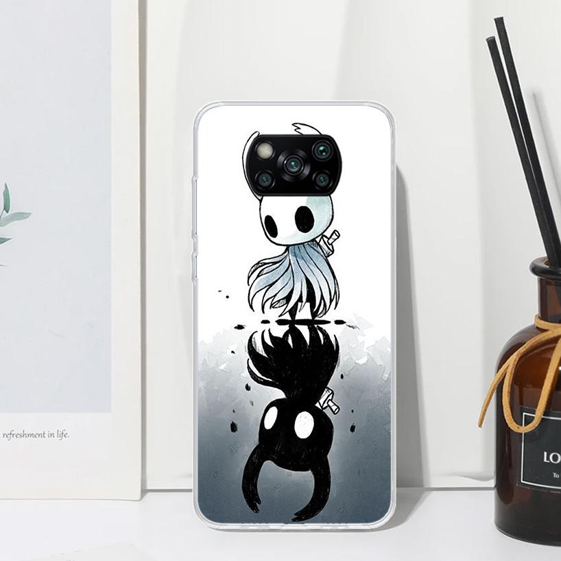 Hollow Knight Cartoon Phone Case For Xiaomi Poco X7 X6 X5 M7 M8 Pro F7 Ultra Redmi 15C 15 13C 13 12C 12 10 10C 10A Art Fundas Po