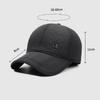 Mittelalterliche und ältere Kappe Herren Baseballkappe Vaterkappe Winter Warme Ohrenschutzkappe Herbst Winter Samt Dicke Baumwollkappe