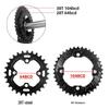 Prowheel 10/11-Speed Mountain Bike Crankset with Hollow Design and 26T/36T/38T Chainring for Bicycle Repair.