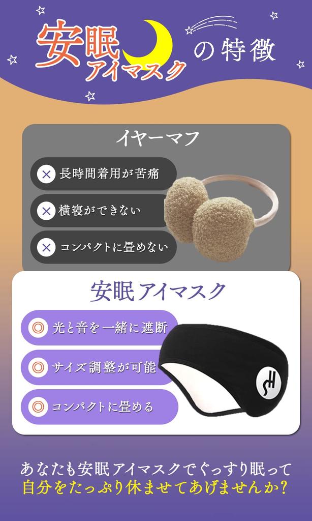 TraEn230 Sleep Earplugs for Reduces Sound Blocks Improves Nightmin Earmuffs, Sleeping, Pressure, Noise, Sleep, (Black)