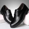 Spring New Men's Classic Business Dress Leather Shoes Cowhide Leather Shoes Casual Single Shoes Derby Men's Shoes