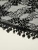 2026 New Women's Triangle Scarf Solid Color Lace Hollow Out Veil Muslim Church Round Headcloth Islam Wedding Mantilla Turban