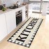 Kitchen Floor Mat Doormat for Living Room Bedroom Door Balcony Decorative Floormat Non-slip Long Strip Area Carpet