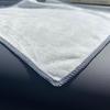 White Absorbent Flannel Microfiber Towel, 30x30cm, Ideal for Beauty Salons