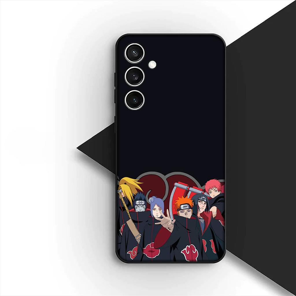 Hülle für Samsung Galaxy S24 S25 S23 FE Ultra Plus S7 Edge S25+ S23+ A56 5G Handyhülle Pain Akatsuki Narutos Itachi Uchiha