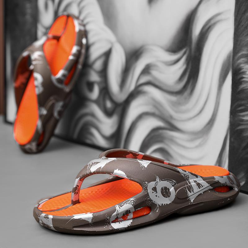 Letní pantofle Pánské pantofle Žabky Domácí Venkovní Plážový styl Měkké Lehké Nadměrná velikost45 46 Protiskluzové Zvýšené Platformové boty