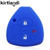 Car Accessories Key Case Cap for Toyota Rav4 Auris Corolla IQ Porte Yaris/Vitz Verso Hilux Icon Camry 40 2/3/4 Buttons Key Cover