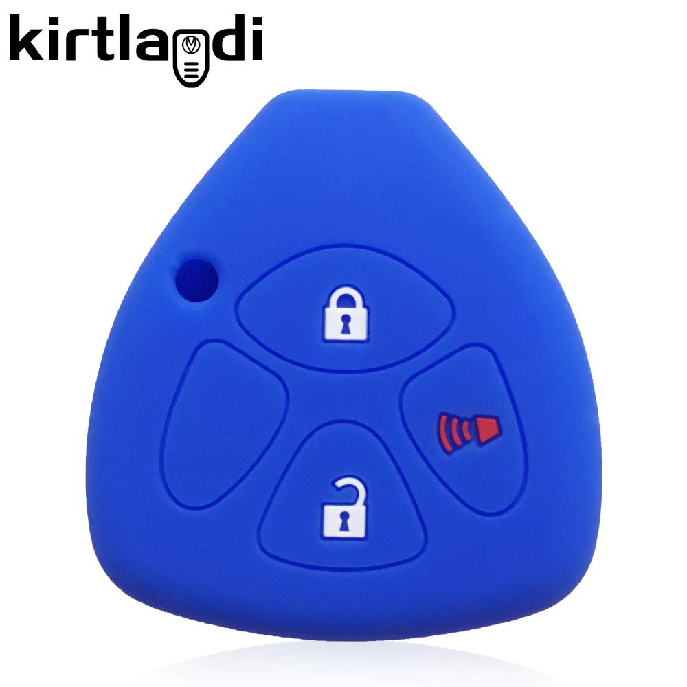 Car Accessories Key Case Cap for Toyota Rav4 Auris Corolla IQ Porte Yaris/Vitz Verso Hilux Icon Camry 40 2/3/4 Buttons Key Cover