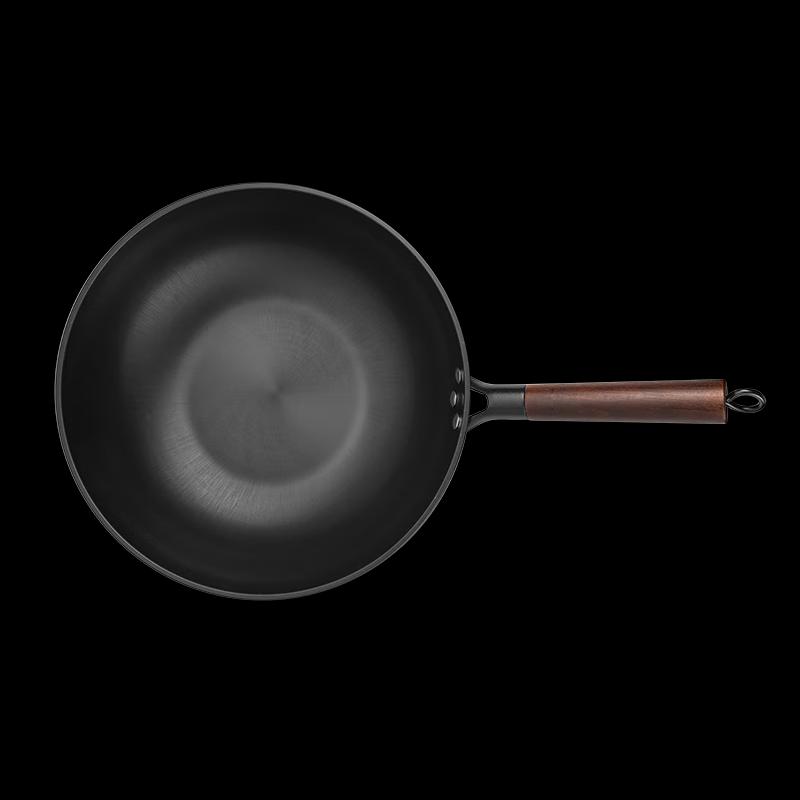 Chui Da Huang Refined Iron Flat Bottom Wok 34cm