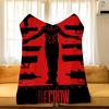Movie T-The C-Crow Throw Flannel Cozy Print Blanket, Portable, Durable Machine Washable Cute Cool