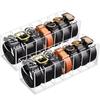 New 3/5/7 Grid Belt Storage Holder Transparent Acrylic Display Case With Dividers Multi-grid Storage Boxes