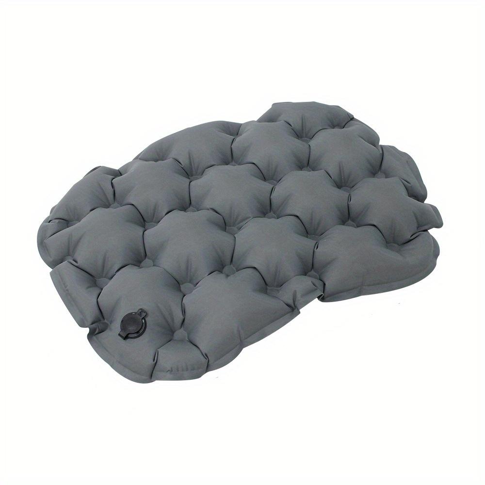 

Ultralight Inflatable Seat Pad Portable Camping Cushion Thickened Waterproof Chair Mat for Outdoor Stadium Office 1 piece pack серый
