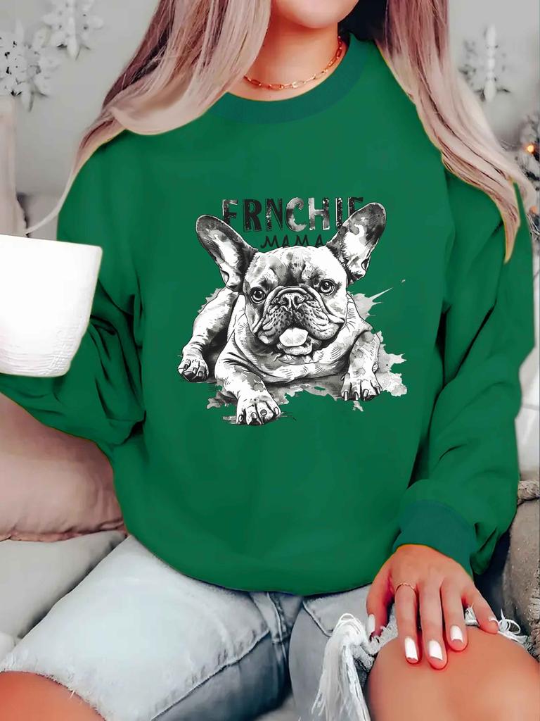 Damen Kapuzenpullover mit Print – Stilvolle & Bequeme Freizeitkleidung