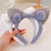 Cat Ears Headbands Furry Plush Headbands Hair Accessories for Girls and Womens Holiday Party Headwear