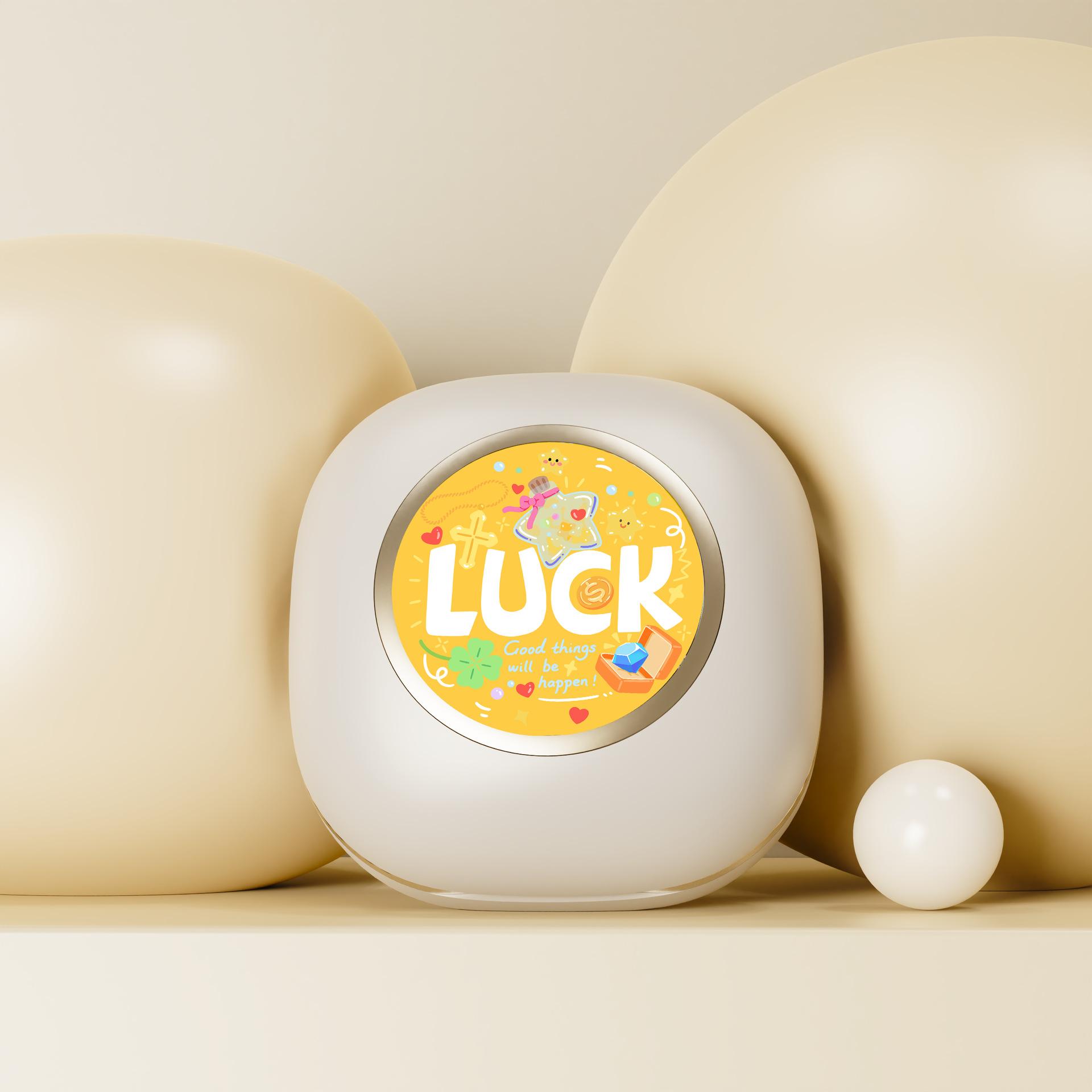 

Милые мини беспроводные наушники Luck Headphone In-Ear Headset HiFi Stereo Music Noise Cancel Low Latency With Microphone белый