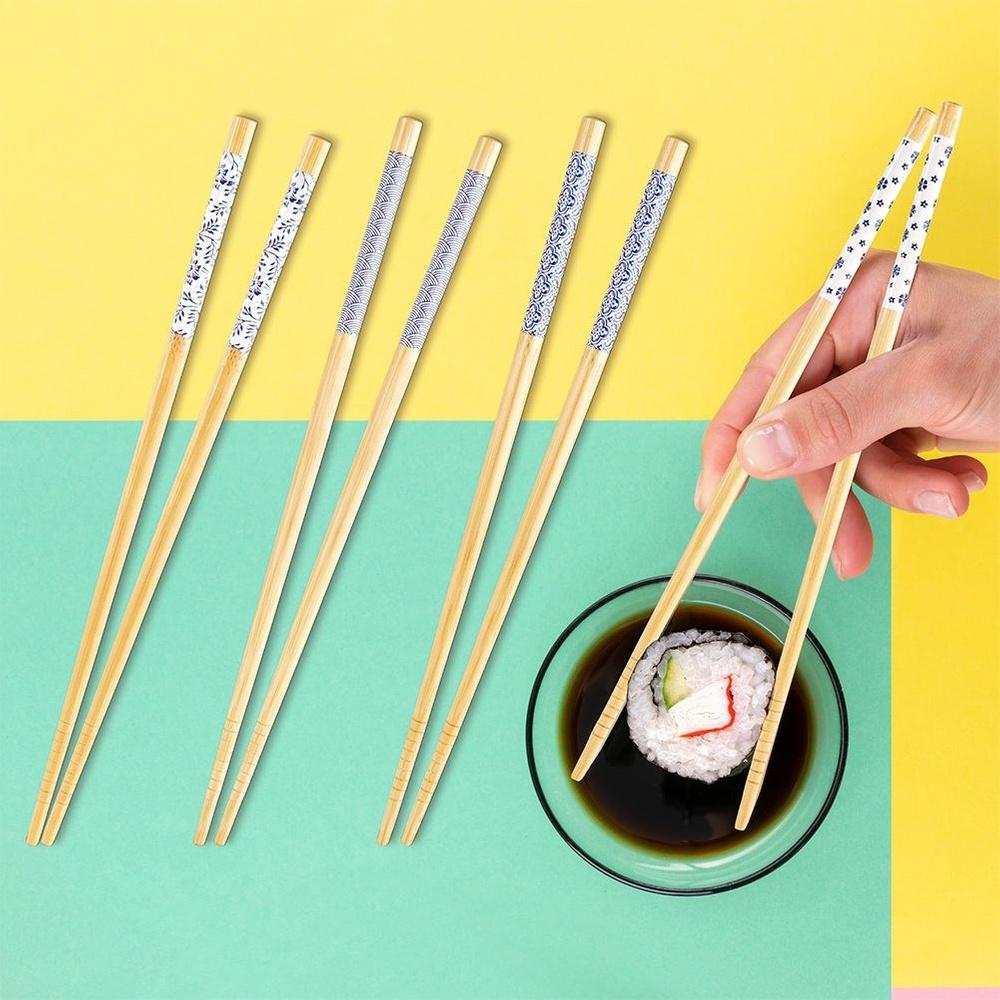 Bamboo sushi chopsticks 24 cm 8 pcs.