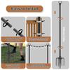 String Light Poles 2X Garden Light Poles Metal String Yard Light Poles Lawn Garden Light Poles Heavy Duty Metal Garden Outdoor
