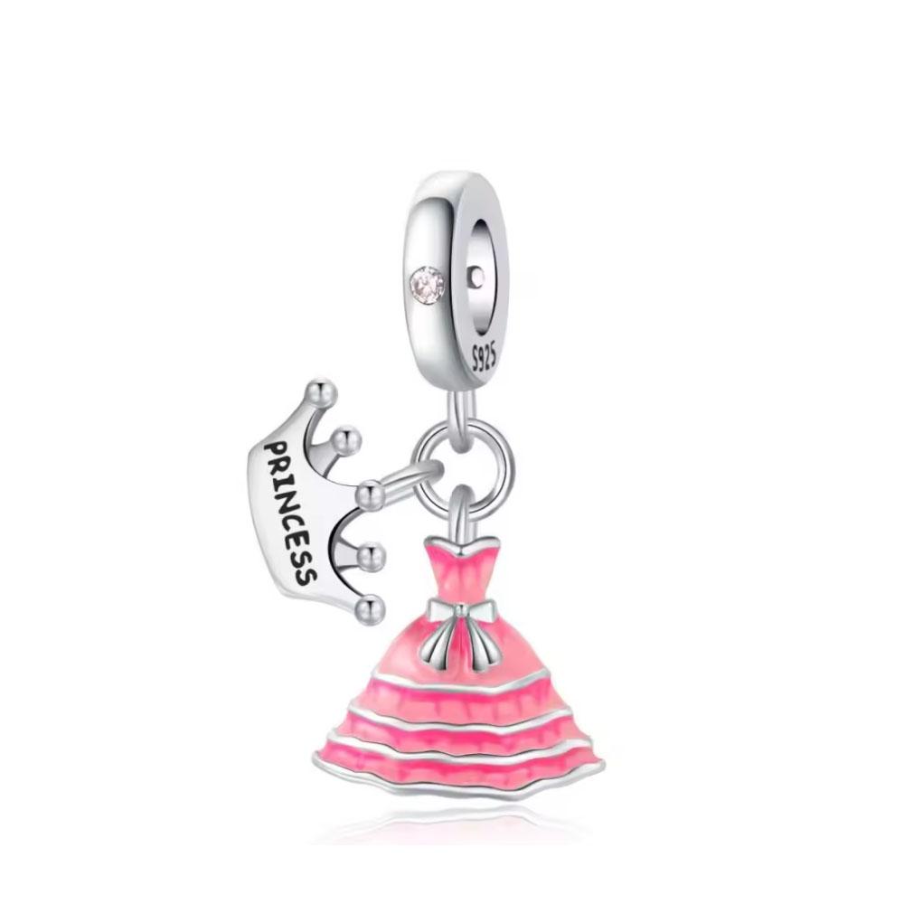 Original Copper Cake Christmas Snowman Burger Dress Charms Pendant Beads Fitbracelet Fine Diy Jewelry Making