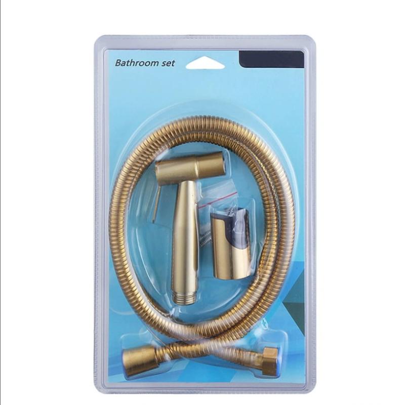 Handheld Toilet Bidet Faucet Sprayer Stainless Steel Bathroom Bidet Spraye Set Hand Sprayer Shower Head Self Cleaning No Punch