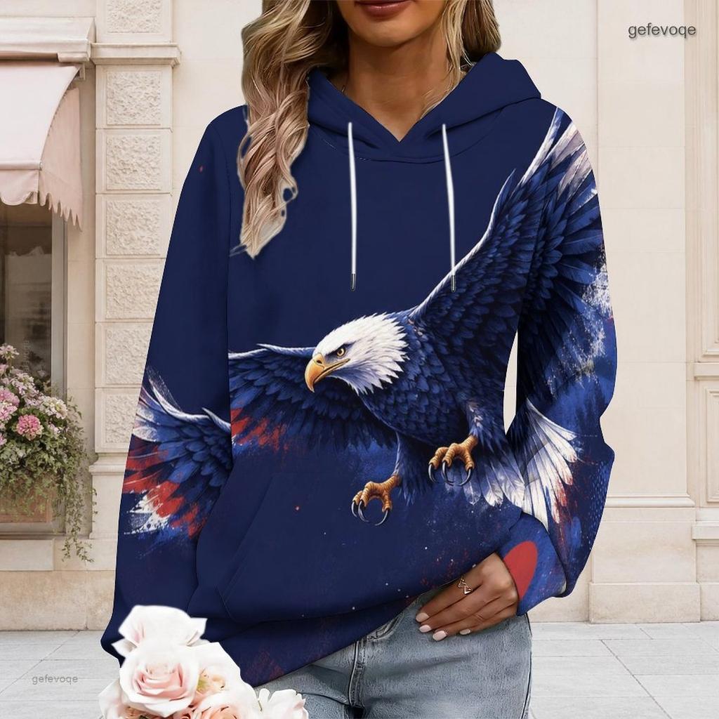 Womens Plus Size White Drawstring Hooded Sweatshirt Long Sleeve Loose Soft Casual Everyday Street Garment