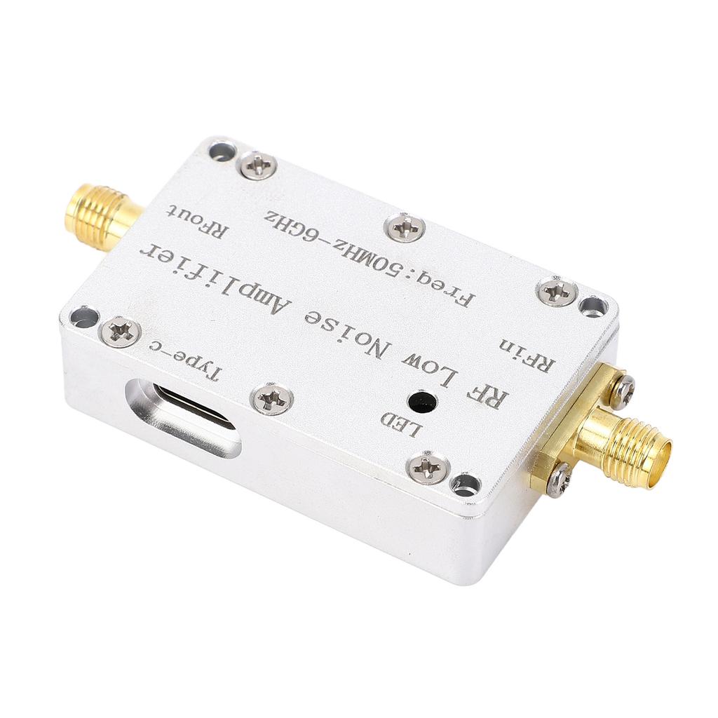 30dB Low Noise Receiving Module 50MHz 6GHz RF Switch Module Cover P VHF UHF S L C Bands 5V Single Power Supply
