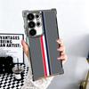 Luxury Sports Line Cool Stripe Plating Phone Case For Samsung Galaxy S24 S25 FE S26 Edge S23 Ultra S22 S21 Plus S20 Anti-Fall Ai