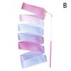 2M Dance Ribbons Rhythmic Girl Art Gymnastics Ballet Streamer Twirling Rod Rainbow Stick Sports Training Ribbon Dancer Wands