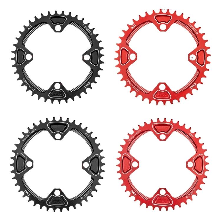 Mountainbike 40T/42T Fahrrad Kurbelgarnitur Zahn 104BCD Kettenblatt Ersatz Fahrrad Kurbel Narrow Wide Kettenblatt Rad