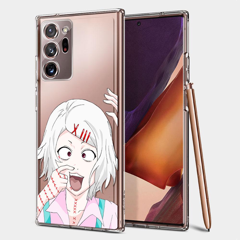 Anime Tokyo Ghoul Clear Case For Samsung Galaxy Note 10 Lite 20 Ultra 9 8 S21 Plus S20 FE S10 S9 S8 Silicone Shell Phone Cover