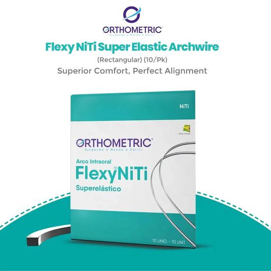 OrthoMetric Flexy NiTi Super Elastic Archwires - Rectangular (10/Pk)