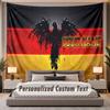 Custom Name Text Tapestry Germany national football team Personalized Polyester Wall Tapestry For Bedroom And Room