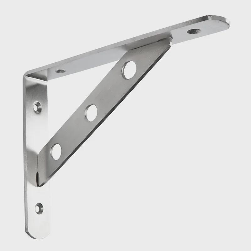 Stainless Steel Wall-Mounted Tripod Bracket for Load-Bearing Support