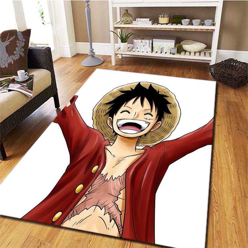 One Piece Monkey D Luffy Carpet Rug For Living Room Bedroom Home Sofa Decoration Kids Play Nonslip Floor Mat